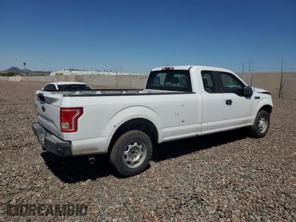 2016 Ford F-150 XL with VIN 1FTFX1CF2GKD82736, listed as a Copart auction lot 89017315 with 154,416 mi miles and Salvage Title. Bid and sale history available at carsss.com. Image 3.