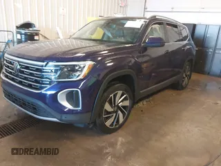 2024 Volkswagen Atlas SEL with VIN 1V2BR2CA0RC543907, listed as a IAAI auction lot 41704653 with 13,549 mi miles and . Bid and sale history available at DreamBid. Image 2.