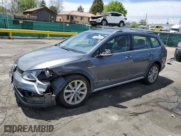 2017 Volkswagen Golf S with VIN 3VWH17AU1HM520790, listed as a Copart auction lot 56584255 with 132,428 mi miles and Salvage title. Bid and sale history available at DreamBid. Image 1.
