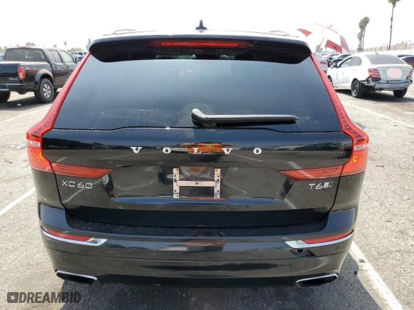 2018 Volvo XC60 Inscription with VIN YV4A22RLXJ1006596, listed as a Copart auction lot 56104994 with 66,872 mi miles and Salvage Title. Bid and sale history available at carsss.com. Image 6.