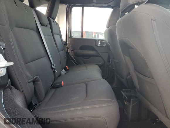 2022 Jeep Wrangler Unlimited Sahara Altitude with VIN 1C4HJXEG9NW269598, listed as a Copart auction lot 80495964 with 23,869 mi miles and Salvage title. Bid and sale history available at DreamBid. Image 10.