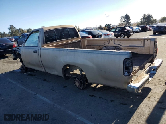 1993 Toyota T100 z VIN JT4VD20C5P0005978, wystawiony jako Copart lot #80282574 z przebiegiem Nie podano mil oraz Szkoda całkowita • Salvage title. Historia ofert i sprzedaży dostępna na DreamBid. Obrazek 2.