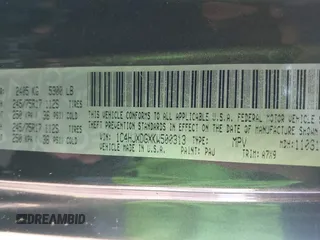 2019 Jeep Wrangler Unlimited Sport S with VIN 1C4HJXDGXKW500313, listed as a IAAI auction lot 41022680 with 82,864 mi miles and . Bid and sale history available at DreamBid. Image 9.