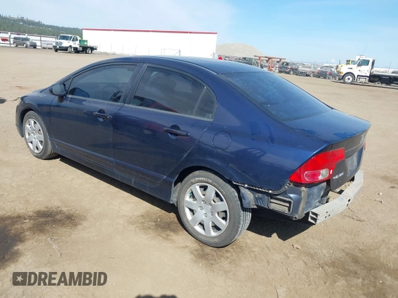 2007 Honda Civic Sdn LX with VIN 1HGFA16587L124463, listed as a IAAI auction lot 42042736 with 189,929 mi miles. Bid and sale history available at carsss.com. Image 3.