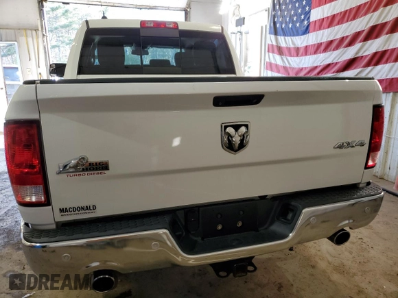 2016 Ram 1500 SLT with VIN 1C6RR7LM4GS357854, listed as a Copart auction lot 51022585 with 91,398 mi miles and Clean title. Bid and sale history available at DreamBid. Image 6.