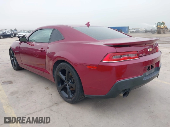 2014 Chevrolet Camaro LT z VIN 2G1FC1E3XE9317459, wystawiony jako IAAI lot #41168805 z przebiegiem 126 298 mil mil oraz . Historia ofert i sprzedaży dostępna na DreamBid. Obrazek 3.