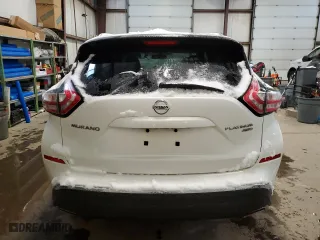 2016 Nissan Murano S with VIN 5N1AZ2MH4GN133309, listed as a Copart auction lot 42117705 with 164,386 mi miles and Salvage Title. Bid and sale history available at carsss.com. Image 6.