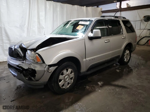 2003 Lincoln Aviator Premium with VIN 5LMEU78H93ZJ25391, listed as a Copart auction lot 86218984 with 0 mi miles and Salvage Title. Bid and sale history available at carsss.com. Image 1.