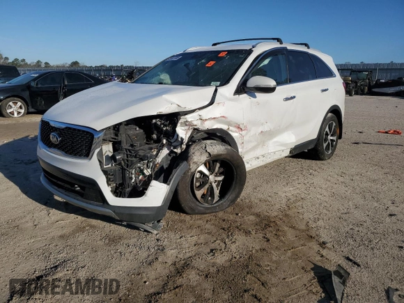 2016 Kia Sorento EX with VIN 5XYPHDA16GG137051, listed as a Copart auction lot 45541995 with 0 mi miles and Salvage Title. Bid and sale history available at carsss.com. Image 1.