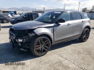 2023 Land Rover Range Rover Evoque Dynamic SE with VIN SALZL2FXXPH200712, listed as a Copart auction lot 44524795 with 20,502 mi miles and Salvage Title. Bid and sale history available at carsss.com. Image 1.