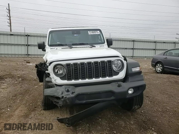 2025 Jeep Wrangler Sport S with VIN 1C4PJXDN9SW531241, listed as a Copart auction lot 51460975 with Not provided miles and Salvage title. Bid and sale history available at DreamBid. Image 11.