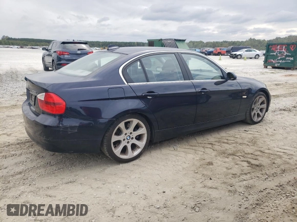 2006 BMW 3 Series 330i with VIN WBAVB33536KS34085, listed as a Copart auction lot 71541384 with 212,508 mi miles and Salvage Title. Bid and sale history available at DreamBid. Image 3.