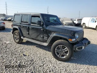 2021 Jeep Wrangler Unlimited Sahara with VIN 1C4HJXEN8MW668130, listed as a Copart auction lot 49049685 with Not provided miles and Salvage title. Bid and sale history available at DreamBid. Image 4.