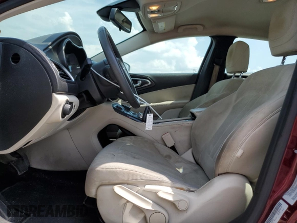 2015 Chrysler 200 Limited with VIN 1C3CCCABXFN676977, listed as a Copart auction lot 61131745 with 99,900 mi miles and Salvage title. Bid and sale history available at DreamBid. Image 7.