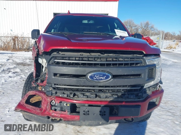 2018 Ford F-150 XL with VIN 1FTFW1EG3JKG07472, listed as a IAAI auction lot 41252582 with 138,106 mi miles and . Bid and sale history available at carsss.com. Image 18.
