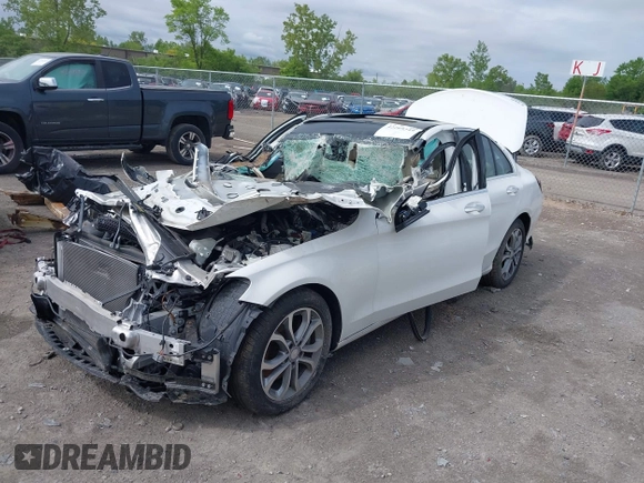 2017 Mercedes-Benz C 300 with VIN 55SWF4KB3HU206133, listed as a IAAI auction lot 42269349 with 56,221 mi miles and . Bid and sale history available at DreamBid. Image 17.
