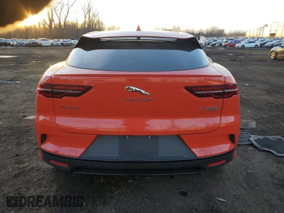 2019 Jaguar I-Pace HSE with VIN SADHD2S17K1F64953, listed as a Copart auction lot 43215725 with 60,931 mi miles and Salvage title. Bid and sale history available at DreamBid. Image 6.