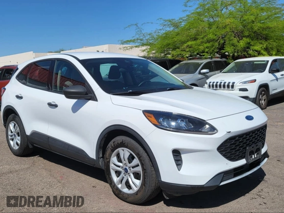 2020 Ford Escape S with VIN 1FMCU0F65LUC46922, listed as a IAAI auction lot 42138055 with 82,913 mi miles and . Bid and sale history available at carsss.com. Image 1.
