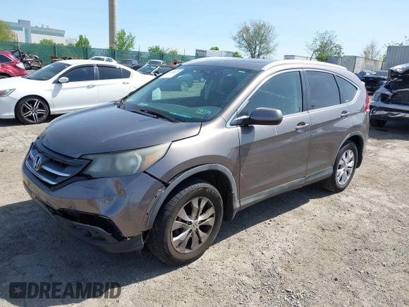 2012 Honda CR-V EX-L with VIN 5J6RM4H73CL012564, listed as a IAAI auction lot 42156438 with 165,346 mi miles and . Bid and sale history available at DreamBid. Image 2.