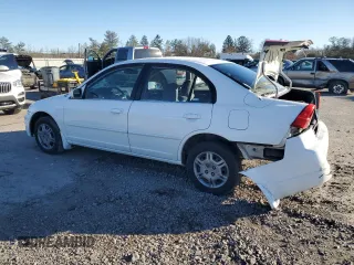 2002 Honda Civic LX with VIN 2HGES15572H586397, listed as a Copart auction lot 87985645 with 237,916 mi miles and Salvage Title. Bid and sale history available at DreamBid. Image 2.