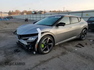 2023 Kia EV6 GT with VIN KNDC5DLE5P5106809, listed as a Copart auction lot 77980184 with 11,311 mi miles and Salvage Title. Bid and sale history available at carsss.com. Image 1.
