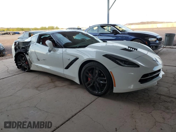 2016 Chevrolet Corvette 2LT with VIN 1G1YD2D7XG5104818, listed as a Copart auction lot 51852795 with 67,286 mi miles and Salvage Title. Bid and sale history available at carsss.com. Image 4.