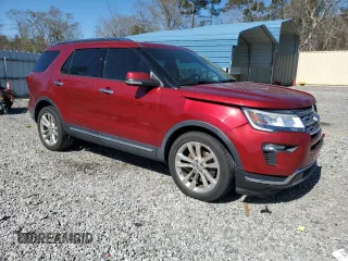 2018 Ford Explorer Limited with VIN 1FM5K7F81JGC47229, listed as a Copart auction lot 49345295 with 78,740 mi miles and Salvage Title. Bid and sale history available at carsss.com. Image 4.