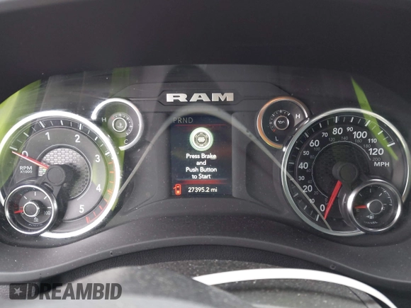 2023 Ram 2500 Big Horn with VIN 3C6UR5DL5PG650271, listed as a IAAI auction lot 41805374 with 27,395 mi miles and . Bid and sale history available at DreamBid. Image 7.
