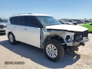 2024 Infiniti QX80 SENSORY with VIN JN8AZ2BE6R9326123, listed as a Copart auction lot 51931845 with 14,690 mi miles and Salvage Title. Bid and sale history available at carsss.com. Image 4.