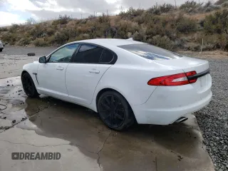 2013 Jaguar XF V6 SC with VIN SAJWJ0EFXD8S80460, listed as a Copart auction lot 81406734 with 122,972 mi miles and Salvage Title. Bid and sale history available at carsss.com. Image 2.