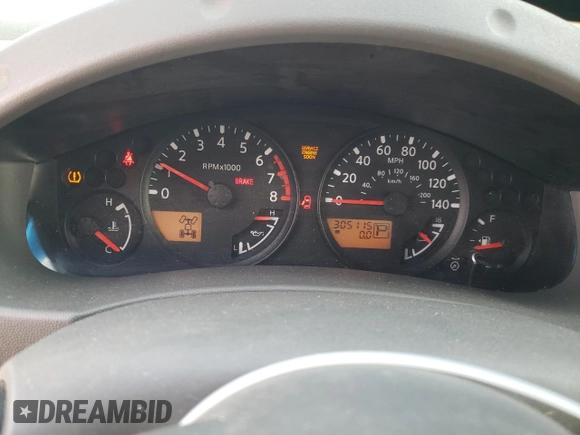 2005 Nissan Frontier 4WD LE with VIN 1N6AD07W75C456793, listed as a Copart auction lot 54417955 with 305,115 mi miles and Clean Title. Bid and sale history available at carsss.com. Image 9.