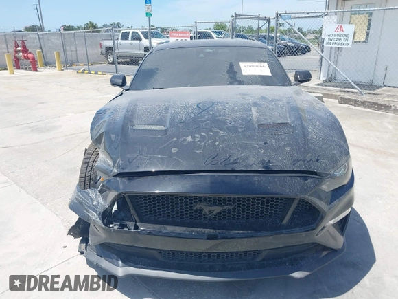 2022 Ford Mustang GT with VIN 1FA6P8CF3N5133503, listed as a IAAI auction lot 42000666 with 18,870 mi miles and . Bid and sale history available at carsss.com. Image 12.