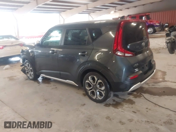 2021 Kia Soul LX with VIN KNDJ23AU5M7770063, listed as a IAAI auction lot 41554244 with 55,365 mi miles. Bid and sale history available at carsss.com. Image 3.