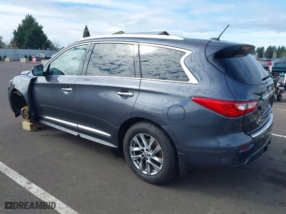 2014 Infiniti QX60 with VIN 5N1AL0MM7EC533764, listed as a IAAI auction lot 41849807 with 73,079 mi miles. Bid and sale history available at carsss.com. Image 3.