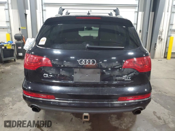 2015 Audi Q7 Premium Plus with VIN WA1LGAFE6FD004194, listed as a Copart auction lot 60368455 with 118,598 mi miles and Salvage title. Bid and sale history available at DreamBid. Image 6.