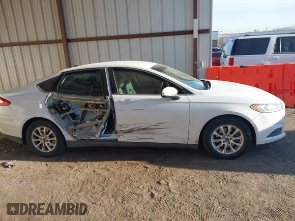 2015 Ford Fusion S with VIN 3FA6P0G75FR127320, listed as a IAAI auction lot 41868697 with 150,858 mi miles. Bid and sale history available at carsss.com. Image 13.