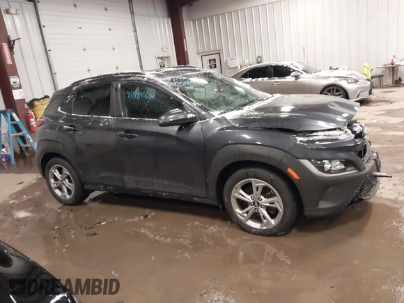 2023 Hyundai Kona SEL with VIN KM8K3CAB1PU939139, listed as a IAAI auction lot 41586601 with 47,984 mi miles and . Bid and sale history available at carsss.com. Image 13.
