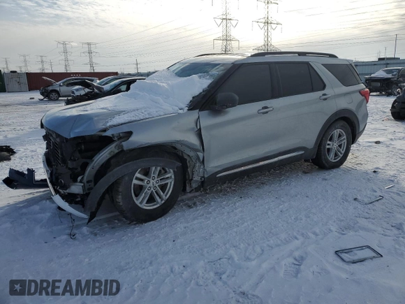 2020 Ford Explorer XLT with VIN 1FMSK8DH7LGB72583, listed as a Copart auction lot 45597755 with 66,119 mi miles and Salvage Title. Bid and sale history available at carsss.com. Image 1.