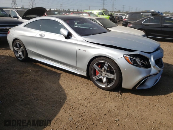 2019 Mercedes-Benz S 63 AMG with VIN WDDXJ8JB0KA039443, listed as a Copart auction lot 71202234 with Not Provided miles and Salvage Title. Bid and sale history available at DreamBid. Image 4.