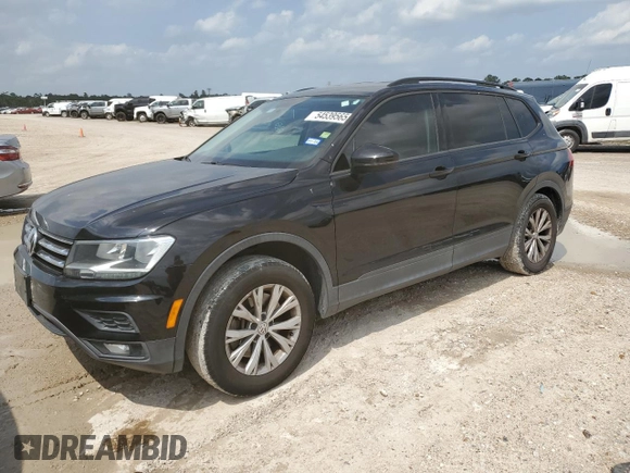 2018 Volkswagen Tiguan S with VIN 3VV1B7AX9JM020833, listed as a Copart auction lot 54539565 with 69,904 mi miles and Salvage title. Bid and sale history available at DreamBid. Image 1.