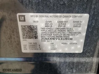 2020 Chevrolet Equinox LS with VIN 2GNAXHEV1L6109198, listed as a Copart auction lot 48431065 with 113,763 mi miles and Salvage Title. Bid and sale history available at carsss.com. Image 13.