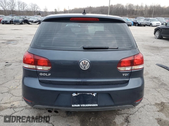 2012 Volkswagen Golf TDI z VIN WVWDM7AJ7CW205726, wystawiony jako Copart lot #86368004 z przebiegiem 94 997 mil mil oraz Szkoda całkowita • Salvage title. Historia ofert i sprzedaży dostępna na DreamBid. Obrazek 6.
