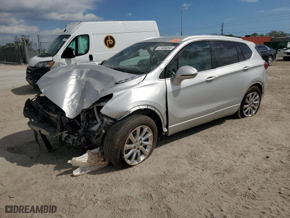 2019 Buick Envision Essence with VIN LRBFXCSA1KD020314, listed as a Copart auction lot 52911695 with 66,040 mi miles and Salvage Title. Bid and sale history available at carsss.com. Image 1.