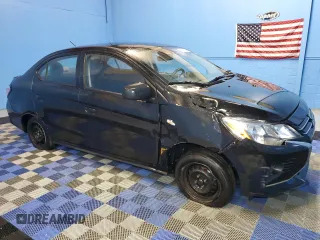 2022 Mitsubishi Mirage ES z VIN ML32FUFJ6NHF04081, wystawiony jako Copart lot #42690525 z przebiegiem 83 021 mil mil oraz Czysty tytuł • Clean title. Historia ofert i sprzedaży dostępna na DreamBid. Obrazek 4.