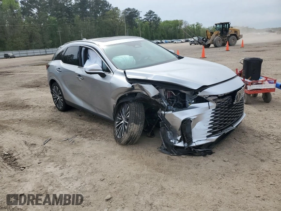 2023 Lexus RX with VIN 2T2BAMBA4PC022193, listed as a Copart auction lot 50361965 with 0 mi miles and Salvage Title. Bid and sale history available at carsss.com. Image 4.