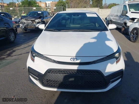 2021 Toyota Corolla SE with VIN 5YFS4MCE2MP068307, listed as a IAAI auction lot 41838172 with 82,638 mi miles. Bid and sale history available at carsss.com. Image 12.