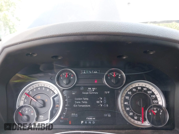 2013 Ram 1500 with VIN 1C6RR7LPXDS578669, listed as a IAAI auction lot 42367633 with 176,360 mi miles and . Bid and sale history available at DreamBid. Image 7.