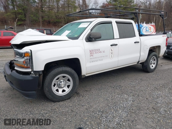 2018 Chevrolet Silverado 1500 Work Truck with VIN 3GCUKNEC2JG639635, listed as a IAAI auction lot 41140556 with 60,998 mi miles. Bid and sale history available at carsss.com. Image 2.