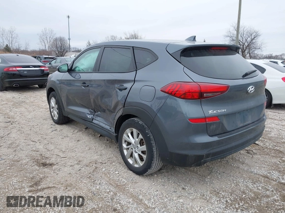 2021 Hyundai Tucson SE with VIN KM8J23A40MU299596, listed as a IAAI auction lot 41513198 with 54,284 mi miles and . Bid and sale history available at DreamBid. Image 3.