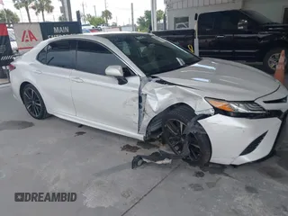 2019 Toyota Camry XSE с VIN 4T1B61HK4KU749152, выставлен на аукционе IAAI как лот 42383106 с пробегом 59 400 миль миль и . История ставок и продаж доступна на DreamBid. Изображение 1.